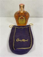 1970 SEAGRAM'S CROWN ROYAL COLLECTOR BOTTLE WITH