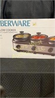 Faberware triple slow cooker