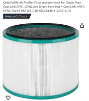 Colorfullife Air Purifier Filter replacements