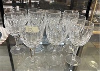 11 Waterford Kildare Crystal Wine Goblets