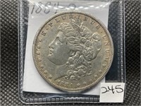 1884 O MORGAN SILVER DOLLAR