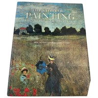 old vintage book, the Story of Painting