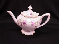 RS Prussia individual teapot decorated with