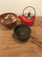 Strainer, bowl, kettle