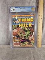 CGC UNIVERSAL GRADE THE THING & UNCREDIBLE HULK