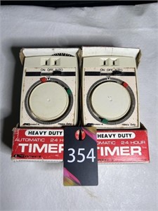 Heavy Duty Automatic 24-Hour Timers - New