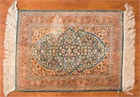 Very fine silk Hereke rug, approx. 2.1 x 2.10