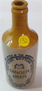 Vintage Ginger Beer Crock Bottle