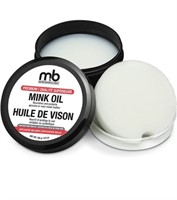 M&B Mink Oil-Tub, 6.5oz/185g, Waterproof &