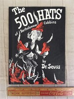 DR. SEUSS THE 500 HATS-1ST EDITION COLLECTOR BOOK