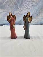 Two Angel Figurines