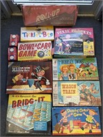 LOT OF VINTAGE CHILD'S BOARD GAMES