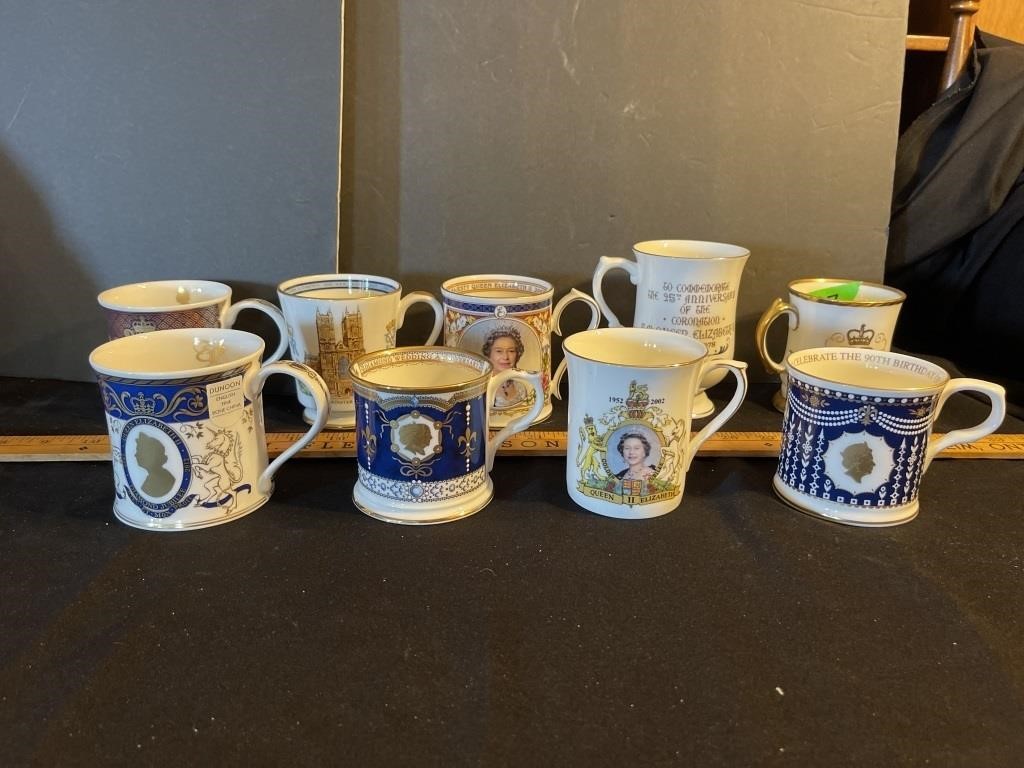 Queen Elizabeth II mugs