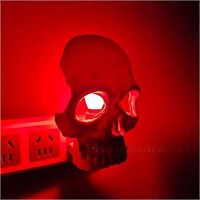 USED-Handcrafted Human Skull Night Light