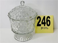 Fostoria American Covered Trifle Bowl