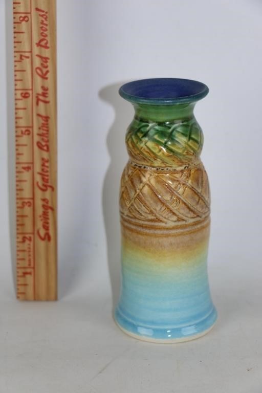 Signed Dryden Pottery Vase