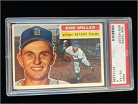 1956 Topps #263 Bob Miller Gray Back PSA 4 VG/EX