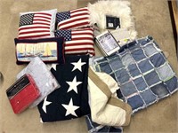 Twin Size Tommy Hilfiger American Flag Comforter