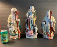 Three Early Asian Figures Porcelain