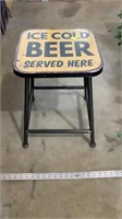 Metal beer stool