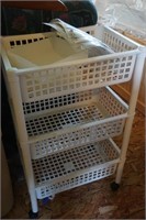 Three Shelve Rolling Cart