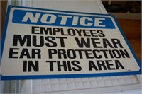 Metal Health hazard Work Sign