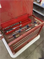 Red Tool Chest Full of Tools
