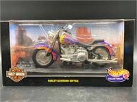 Hot Wheels Harley-Davidson Softail 1:10 Diecast