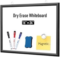 DumanAsen Dry Erase Whiteboard, 16" x 24"