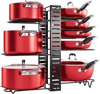 MUDEELA Pots and Pans Organizer for Cabinet