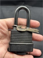 Unbranded Water Resistant Padlock w Keys BLACK