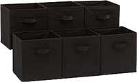 6-Pk Basics Collapsible Fabric Storage Cubes