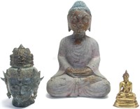 Group of Oriental Buddha Figures