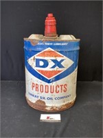 Vintage DX oil can