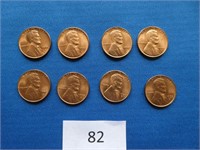 8 1955 pennies nice