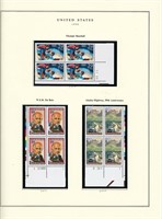 1992 US stamp collector sheet featuring Olympic st