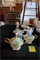 Assortment of China Consisting of Hat Pin Holder