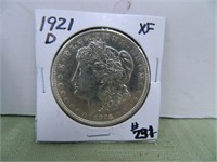 1921-D Morgan Dollar – XF