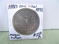 1880 Morgan Dollar – “LOVE TOKEN” -