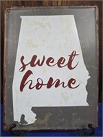 16" by 12" metal Sweet Home Alabama sign