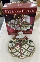 Fitz & Floyd Santa Server