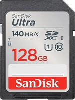 SanDisk 128GB Ultra SDXC UHS-I Memory Card - Up to
