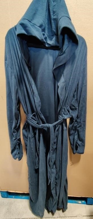 XL, Mens Robe Big & Tall with Hood - Long Plush Fl