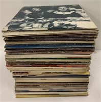 Large lot of various artist vinyl records