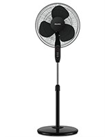 Oscillating Pedestal Fan, 16 inch & Remote Control