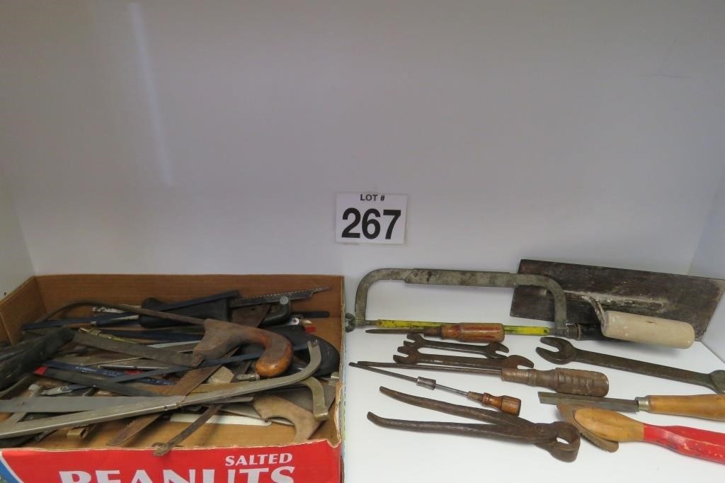 Tools w/ Saws Ex Blades, Wrenches & More