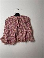 Vintage Knit Cape Sweater
