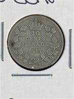1917 Canada King George V 10 Cent