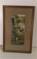 Framed Duck Hunting Print