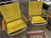 2 MATCHING LAWN CHAIRS